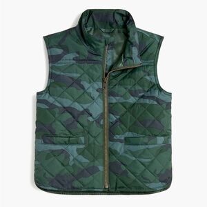 Crewcuts Dark Green Quilted Vest